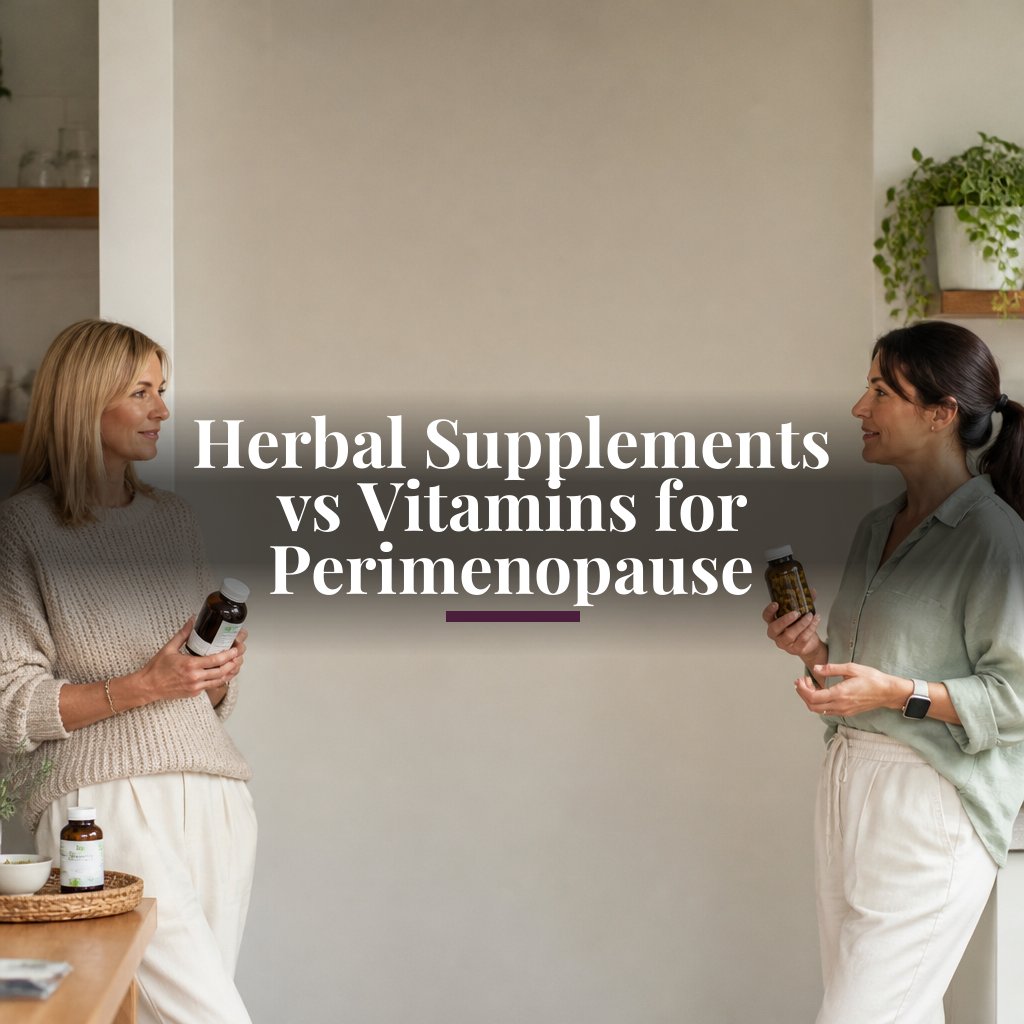 Herbal Supplements vs Vitamins for Perimenopause