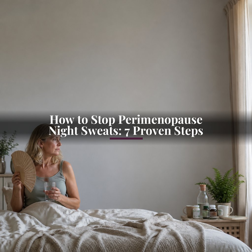 How to Stop Perimenopause Night Sweats: 7 Proven Steps