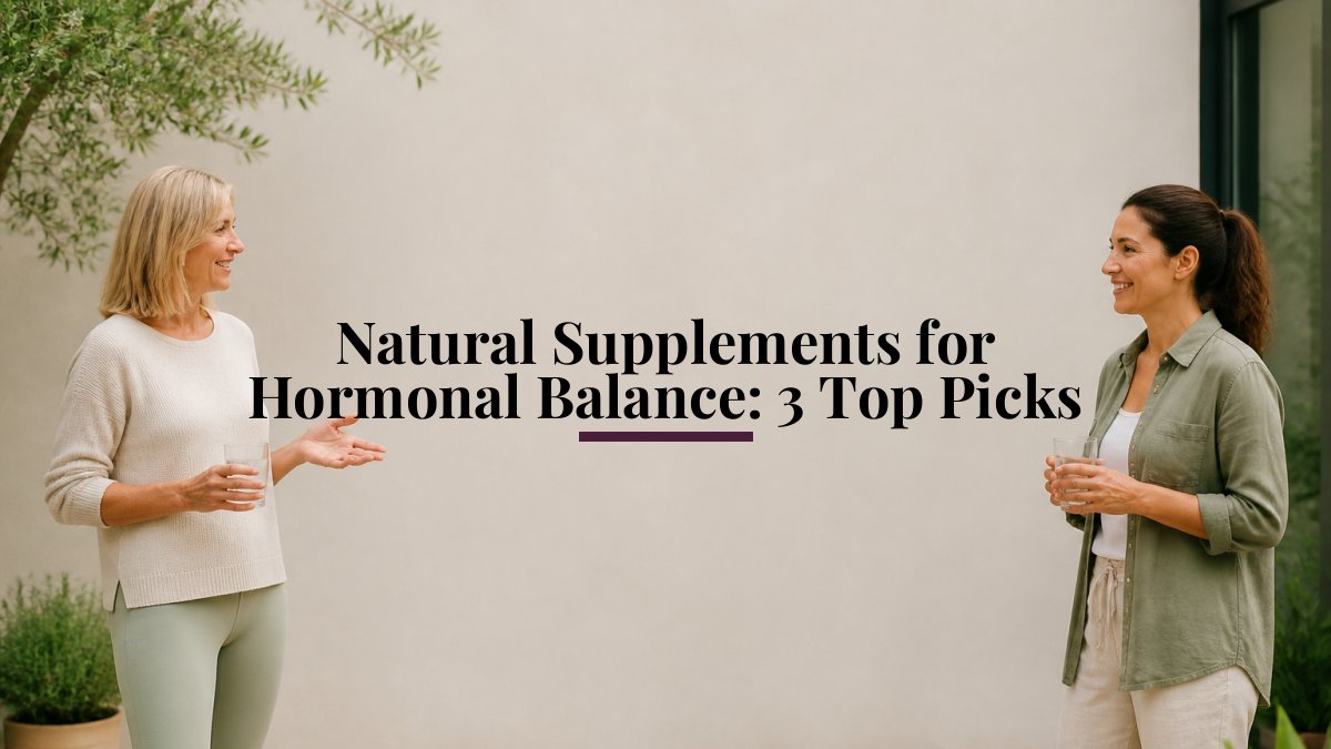 Natural Supplements for Hormonal Balance: 3 Top Picks